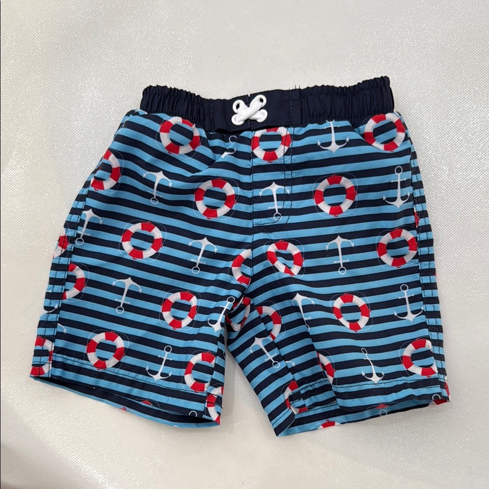Sol Swim Nautical Striped Baby Swim Shorts 6-9 months